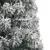 Produktbild 4 för Smal julgran med stativ och snö 300 cm PVC