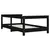 Produktbild 6 för Sängram för barnsäng svart 70x140 cm massiv furu