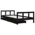 Produktbild 3 för Sängram för barnsäng m. lådor svart 90x200 cm massiv furu