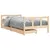 Produktbild 2 för Sängram med lådor för barn 90x190 cm massiv furu