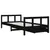 Produktbild 7 för Sängram med lådor för barn svart 90x190 cm massiv furu