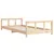 Produktbild 3 för Sängram för barn 90x190 cm massiv furu