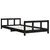 Produktbild 6 för Sängram för barn svart 90x190 cm massiv furu