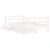Produktbild 4 för Sängram med lådor för barnsäng vit 80x160 cm massiv furu