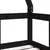 Produktbild 7 för Sängram för barnsäng svart 70x140 cm massiv furu
