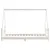 Produktbild 5 för Sängram för barn vit 90x190 cm massiv furu