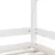 Produktbild 5 för Sängram för barnsäng vit 80x160 cm massiv furu