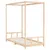 Produktbild 3 för Sängram för barn 90x190 cm massiv furu