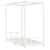 Produktbild 3 för Sängram för barn vit 90x190 cm massiv furu