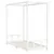 Produktbild 6 för Sängram för barn vit 90x190 cm massiv furu