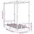 Produktbild 9 för Sängram för barnsäng vit 90x200 cm massiv furu