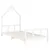 Produktbild 3 för Sängram för barn vit 90x190 cm massiv furu