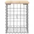 Produktbild 3 för Trädgårdsbänk gabion-design 33x31x42 cm massiv furu
