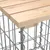 Produktbild 6 för Trädgårdsbänk gabion-design 33x31x42 cm massiv furu