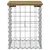 Produktbild 3 för Trädgårdsbänk gabion-design 33x31x42 cm impregnerad furu