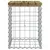 Produktbild 4 för Trädgårdsbänk gabion-design 33x31x42 cm impregnerad furu