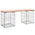 Produktbild 2 för Trädgårdsbänk gabion-design 103x31x42 cm massivt douglasträ