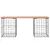 Produktbild 3 för Trädgårdsbänk gabion-design 103x31x42 cm massivt douglasträ
