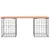 Produktbild 5 för Trädgårdsbänk gabion-design 103x31x42 cm massivt douglasträ