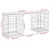Produktbild 8 för Trädgårdsbänk gabion-design 103x31x42 cm massivt douglasträ
