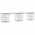 Produktbild 5 för Trädgårdsbänk gabion-design 203x31x42 cm massiv furu
