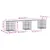 Produktbild 8 för Trädgårdsbänk gabion-design 203x31x42 cm massiv furu