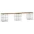 Produktbild 2 för Trädgårdsbänk gabion-design 203x31x42 cm tryckimpregnerad furu