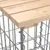 Produktbild 6 för Trädgårdsbänk gabion-design 43x44x42 cm massiv furu