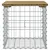 Produktbild 3 för Trädgårdsbänk gabion-design 43x44x42 cm tryckimpregnerad furu