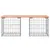 Produktbild 3 för Trädgårdsbänk gabion-design 103x44x42 cm massivt douglasträ