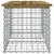 Produktbild 4 för Trädgårdsbänk gabion-design 103x44x42 cm tryckimpregnerad furu