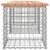 Produktbild 4 för Trädgårdsbänk gabion-design 203x44x42 cm massivt douglasträ