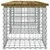 Produktbild 4 för Trädgårdsbänk gabion-design 203x44x42 cm tryckimpregnerad furu