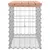 Produktbild 4 för Trädgårdsbänk gabion-design 63x31,5x42 cm massivt douglasträ