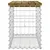 Produktbild 4 för Trädgårdsbänk gabion-design 63x31,5x42 cm impregnerad furu