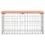 Produktbild 3 för Trädgårdsbänk gabion-design 83x31,5x42 cm massivt douglasträ