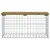 Produktbild 3 för Trädgårdsbänk gabion-design 83x31,5x42 cm impregnerad furu
