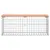 Produktbild 3 för Trädgårdsbänk gabion-design 103x31,5x42 cm massivt douglasträ