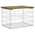 Produktbild 5 för Trädgårdsbänk gabion-design 63x44x42 cm tryckimpregnerad furu