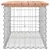 Produktbild 4 för Trädgårdsbänk gabion-design 83x44x42 cm massivt douglasträ