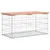 Produktbild 5 för Trädgårdsbänk gabion-design 83x44x42 cm massivt douglasträ