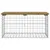 Produktbild 3 för Trädgårdsbänk gabion-design 83x44x42 cm tryckimpregnerad furu