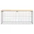 Produktbild 3 för Trädgårdsbänk gabion-design 103x44x42 cm massiv furu