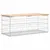 Produktbild 5 för Trädgårdsbänk gabion-design 103x44x42 cm massiv furu