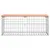 Produktbild 3 för Trädgårdsbänk gabion-design 103x44x42 cm massivt douglasträ