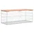 Produktbild 5 för Trädgårdsbänk gabion-design 103x44x42 cm massivt douglasträ