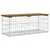 Produktbild 2 för Trädgårdsbänk gabion-design 103x44x42 cm tryckimpregnerad furu