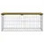 Produktbild 3 för Trädgårdsbänk gabion-design 103x44x42 cm tryckimpregnerad furu