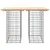 Produktbild 3 för Trädgårdsbänk gabion-design 100x70x72 cm massiv furu