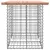 Produktbild 4 för Trädgårdsbänk gabion-design 100x70x72 cm massivt douglasträ